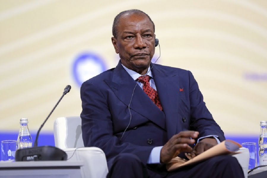 Alpha Condé, ancien président guinéen