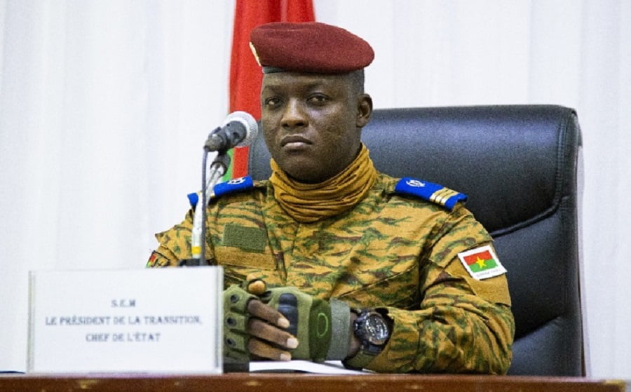 Ibrahim Traoré, président de la Transition Burkina Faso